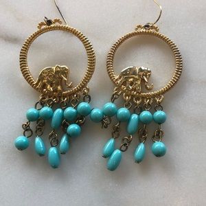 Lilly Pulitzer Jewelry - Lilly Pulitzer Elephant Hoop earrings Lilly Pulitzer Jewelry - Lilly Pulitzer Elephant Hoop earrings